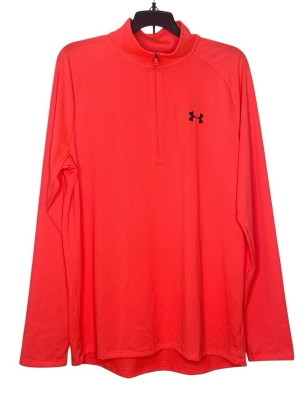Under Armour Mens Pullover Shirt Size Large 1/4 Zip Long Sleeve Breathable NWT